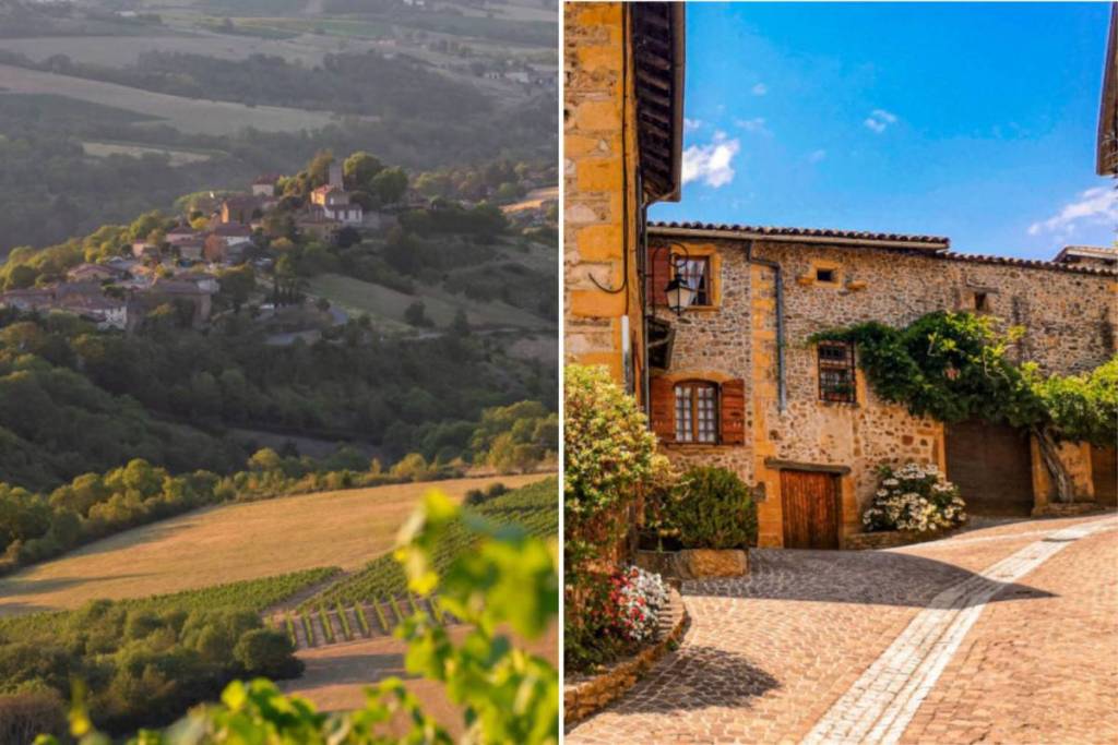 Ternand village Beaujolais