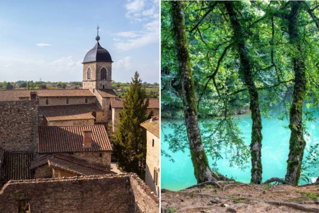 Pérouges and the Blue Lake of Ambérieu