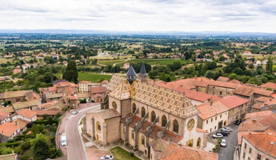Just 1 hour and 20 minutes from Lyon, this quaint village surrounded by vineyards is home to one of the region’s most beautiful abbeys—its church was, in fact, among the first buildings in France to be designated a historic monument as early as 1840