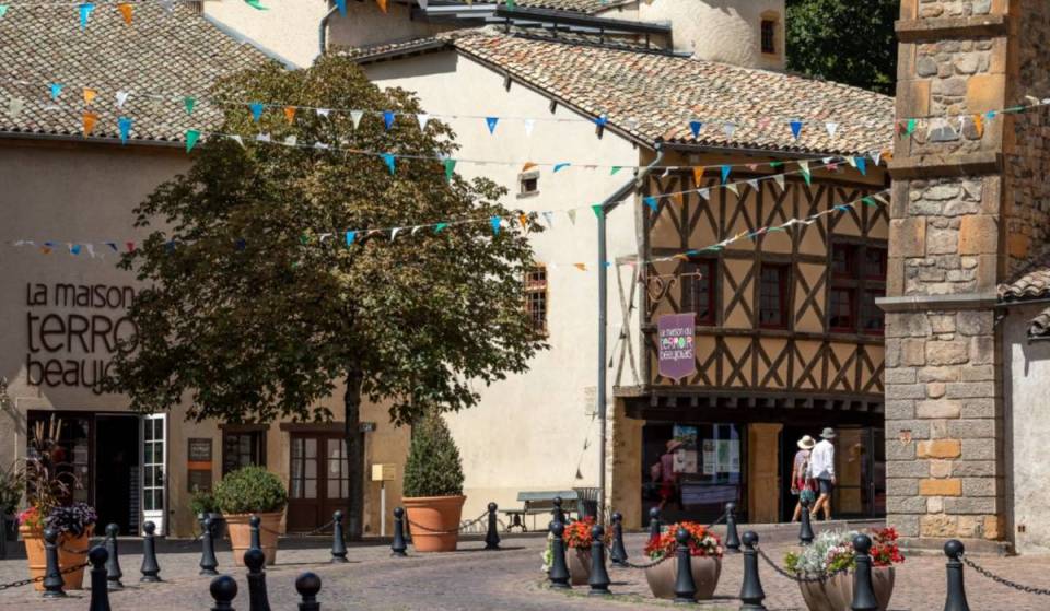 Just 50 minutes from Lyon, this town nestled among the vineyards is the historic capital of the Beaujolais region, a UNESCO-designated global geopark