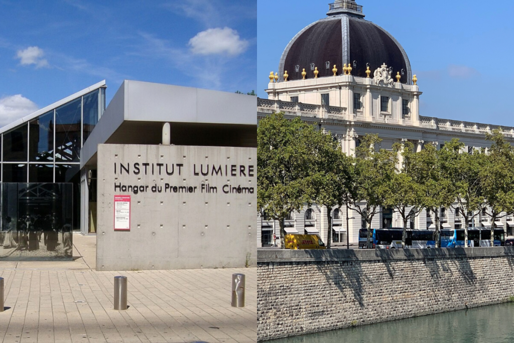 Photo de l'institut lumière et du Grand Hôtel Dieu à Lyon