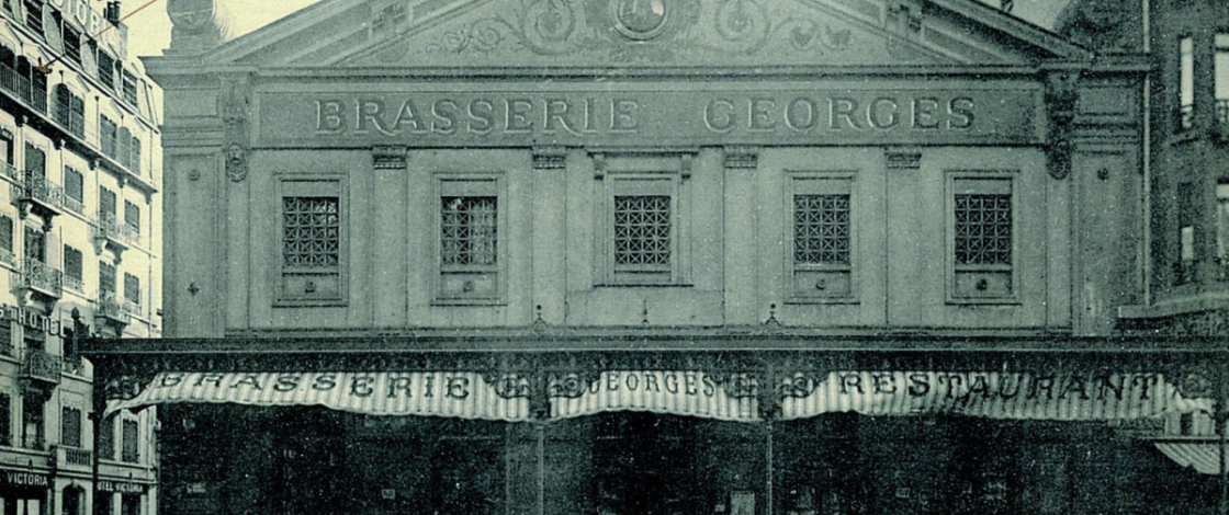 En 1836, la Brasserie Georges fut construite sur un marécage, 190 ans plus tard, elle reste la plus grande brasserie de France