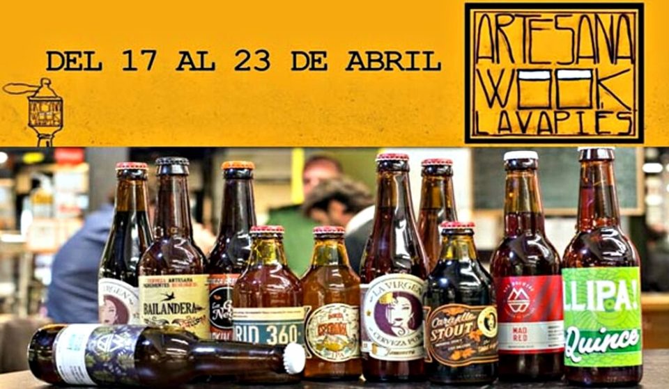 Llega la Artesanal Week Lavapiés para disfrutar la cerveza más casera