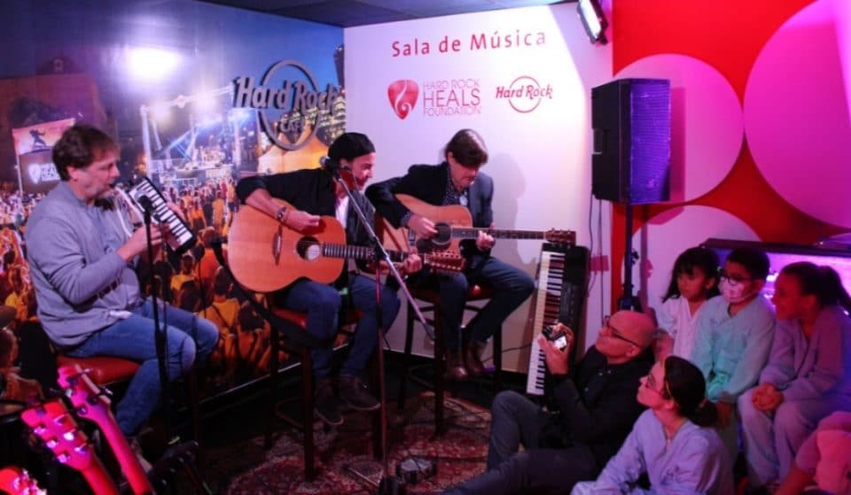 Los niños del hospital La Paz ya tienen su propia sala de rock