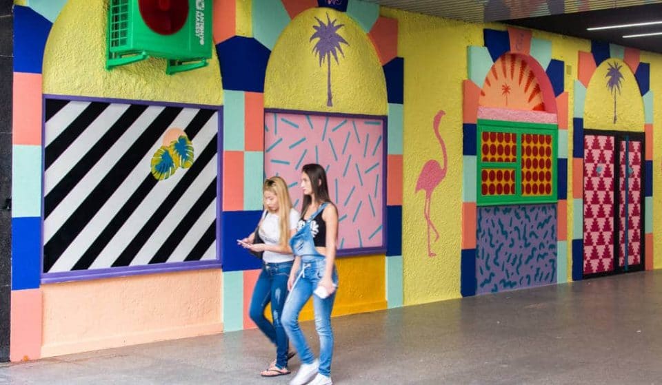 13 artistas llenan de color la Plaza de los Cubos