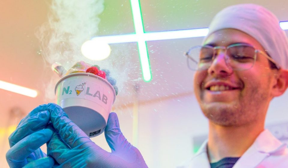 N2LAB, la ciencia de los helados con nitrógeno líquido