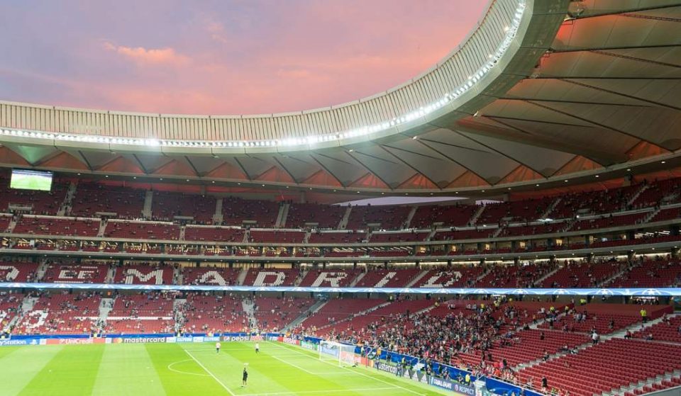 El nuevo estadio del Atlético de Madrid estrena sus jardines este verano