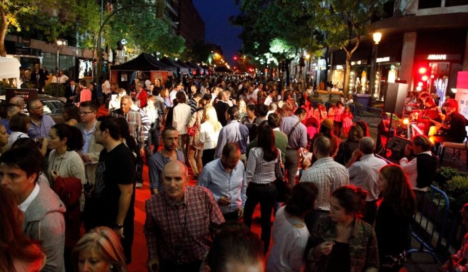 Una vendimia en la Milla de Oro madrileña