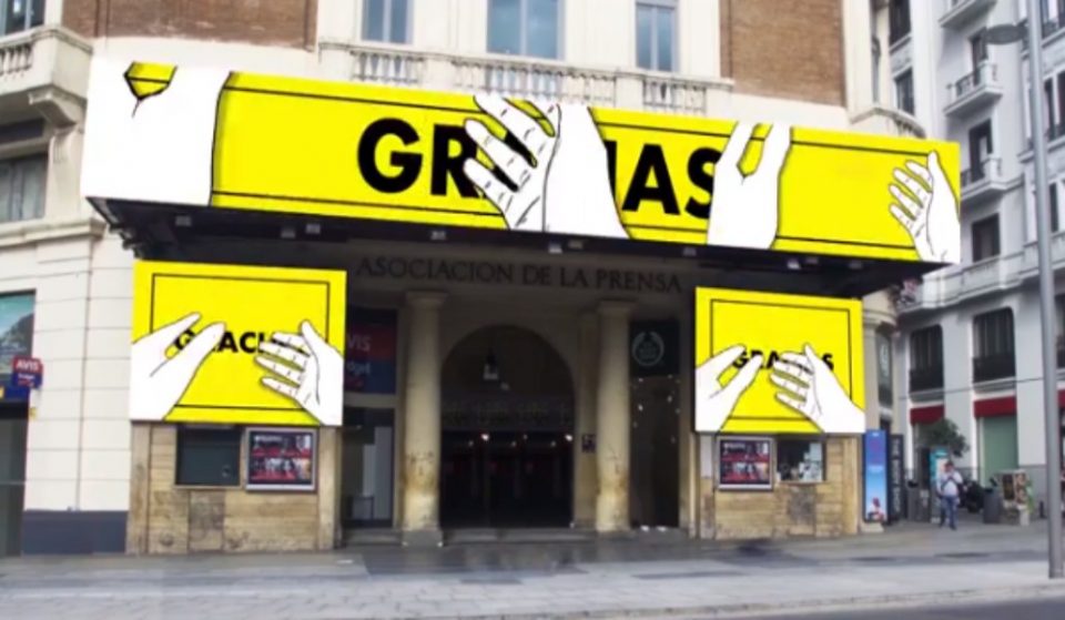 Las pantallas de Callao estallarán en aplausos cada tarde a las 20:00 h