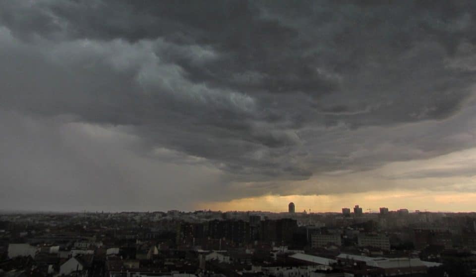 Vídeo: la colosal tormenta que se desató en Madrid el domingo