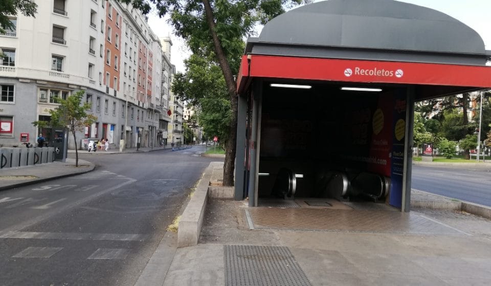 Obras en el túnel de Recoletos durante los dos próximos fines de semana