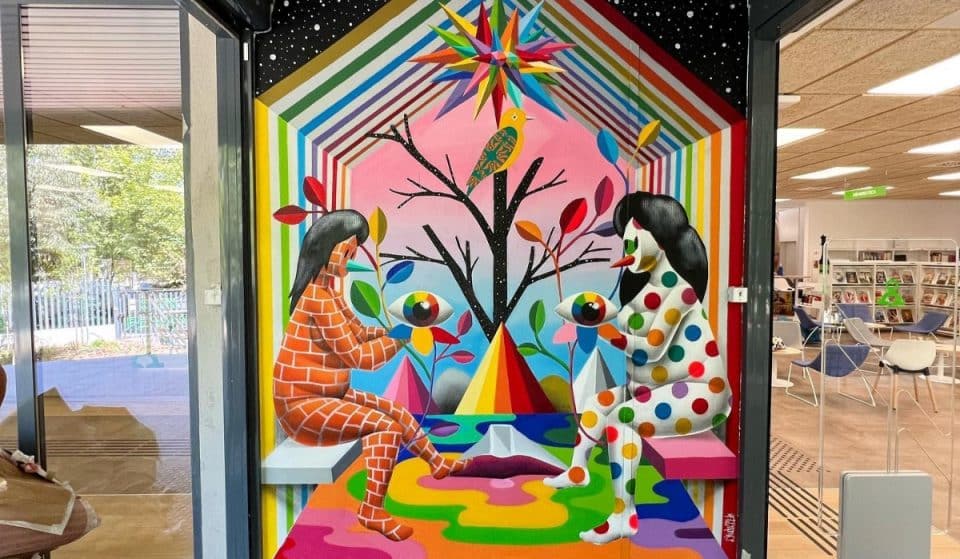 Las obras de Okuda San Miguel en Madrid