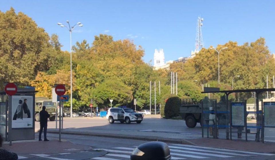 ¿Por qué ayer había tanques en las calles céntricas de Madrid?