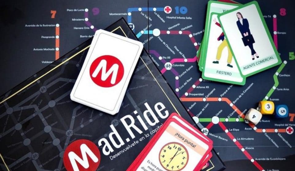 Mad.Ride: el nuevo y divertidísimo juego de mesa ambientado en Madrid