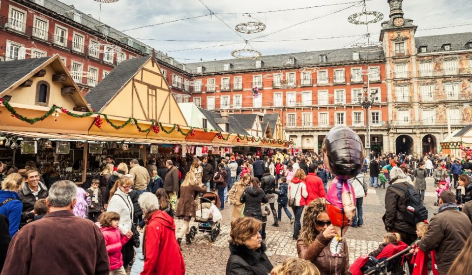 Las calles del centro de Madrid tendrán aforo limitado durante las Navidades