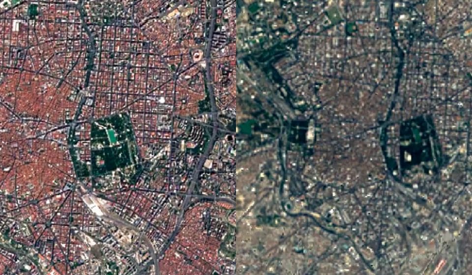 Google enseña cómo ha cambiado Madrid en los últimos 40 años