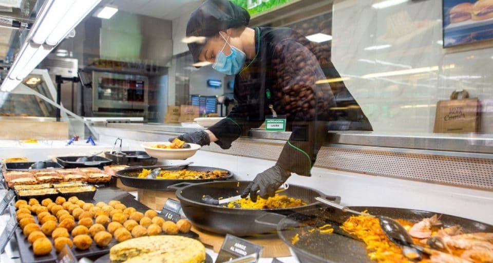 ¿En qué supermercados de Mercadona hay sección de comida para llevar?