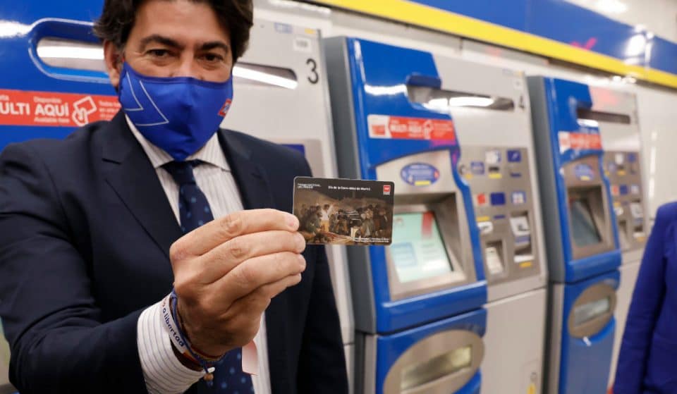 Madrid lanza una tarjeta de metro edición limitada con un cuadro de Goya