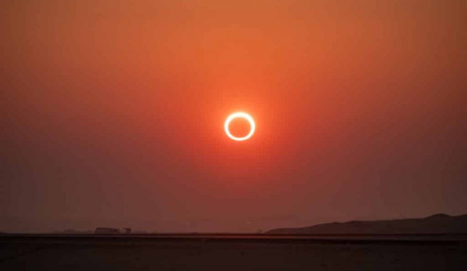 Así es el eclipse anular de Sol que se podrá ver este jueves en Madrid