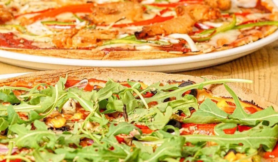Pizza Natura: increíbles pizzas con base de quinoa y maíz