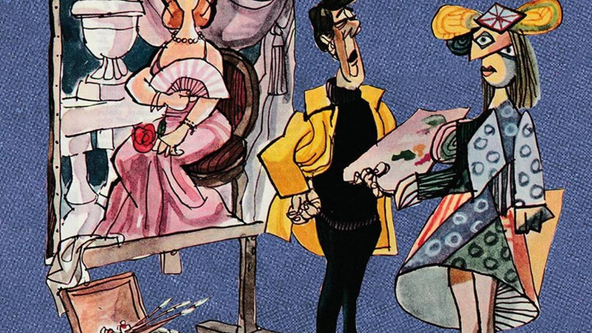 Picasso en la obra de Mingote