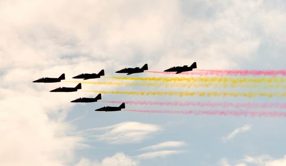 ¿Por qué ayer había aviones militares sobrevolando Madrid?