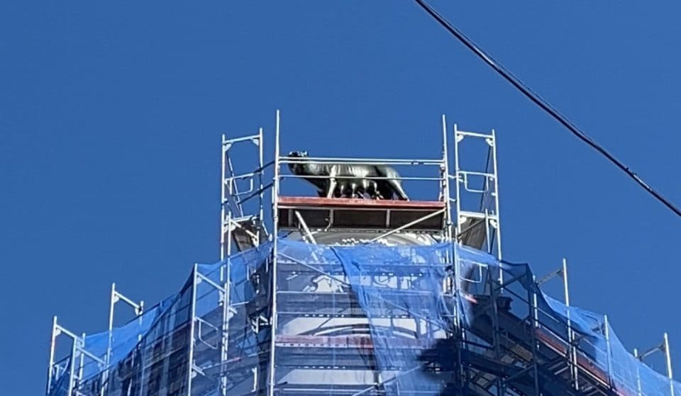 La loba capitolina vuelve a instalarse en una azotea de Gran vía