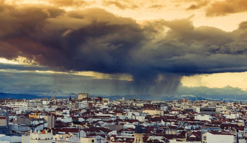 Madrid, en alerta por fuertes lluvias durante este martes