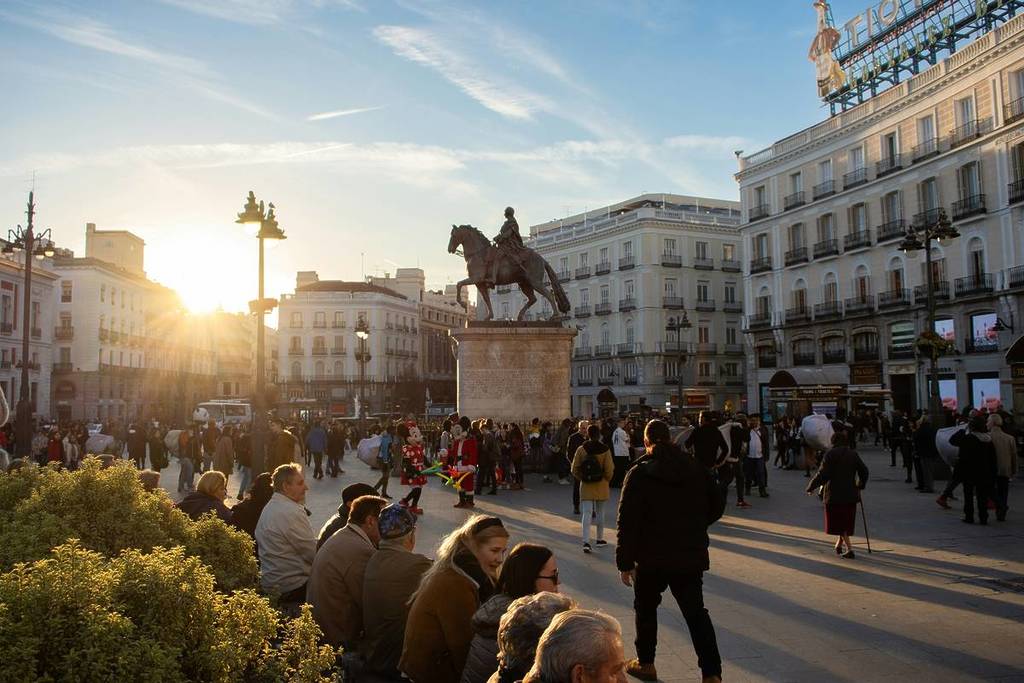 Puerta del Sol em Madrid
