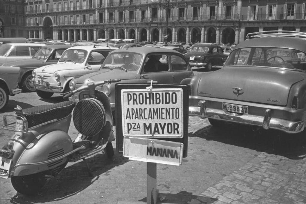 Vor dem Weihnachtsmarkt: Die Plaza Mayor in Madrid war einst ein See, Schauplatz von Hinrichtungen und sogar ein Parkplatz