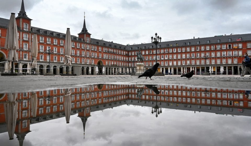 La lluvia y el frío volverán mañana a Madrid