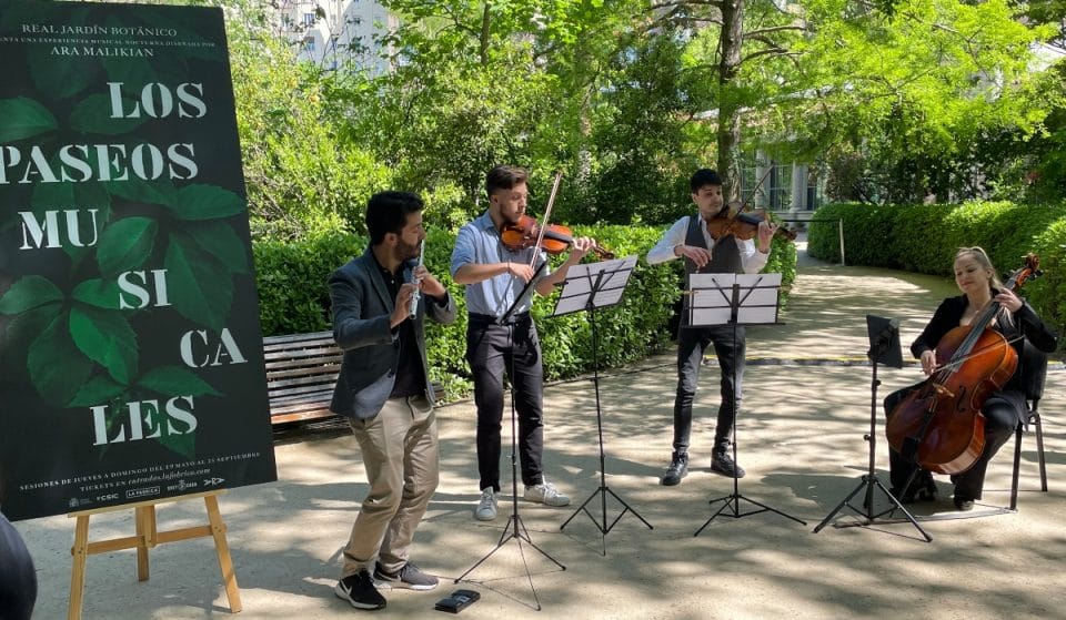 Los conciertos del Botánico pondrán música a las tardes y noches madrileñas desde este mes