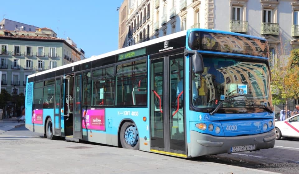 Este lunes 3 de octubre es gratuito viajar en los autobuses de la EMT