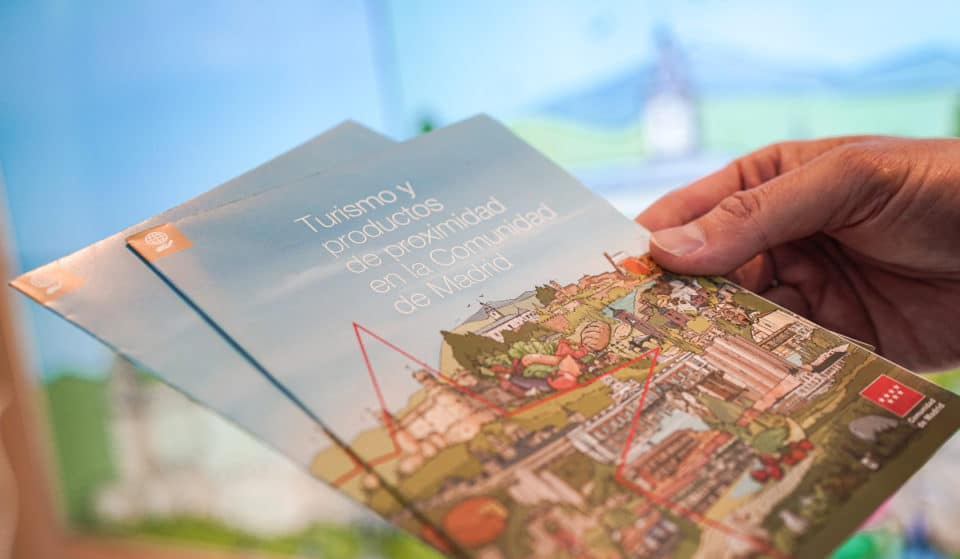 Este mapa de la Comunidad de Madrid es una guía gastronómica por la región