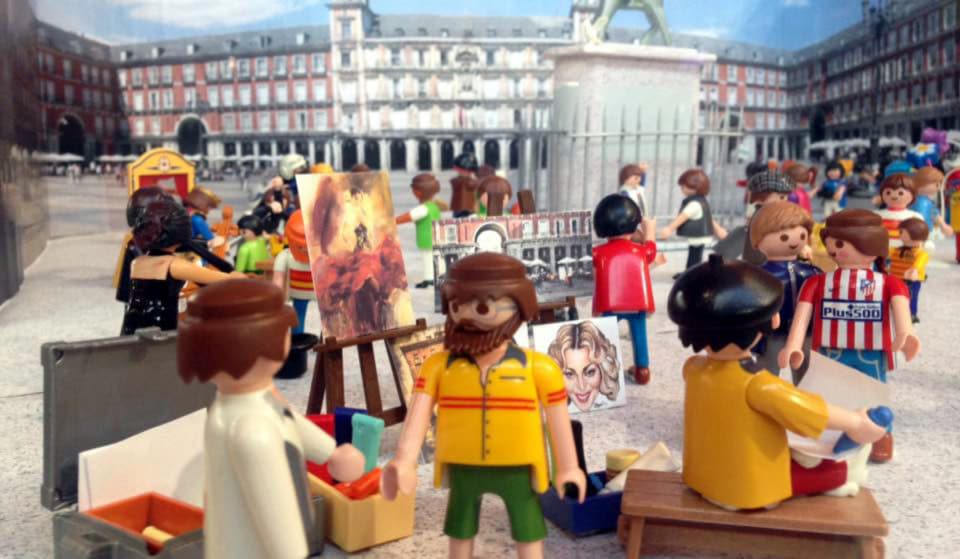 Playmobil recrea escenas del cine madrileño en una expo que empieza el sábado