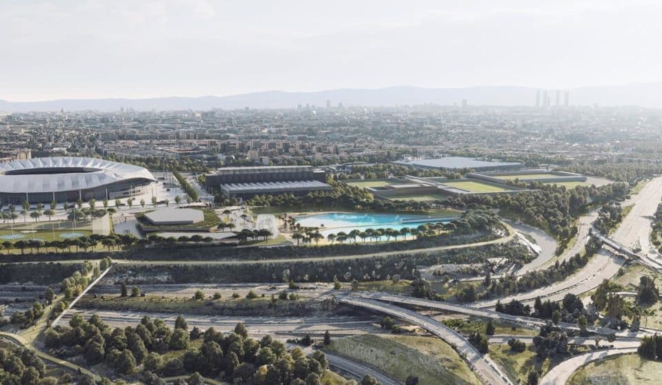 Madrid tendrá la mayor playa artificial de Europa junto al estadio del Atlético