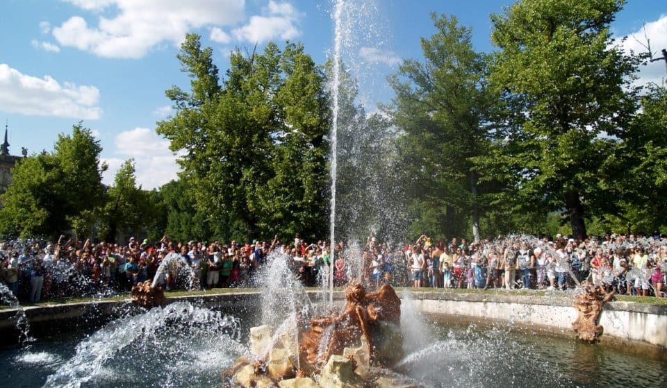 Las fuentes de La Granja se encienden por última vez este finde con entrada gratis