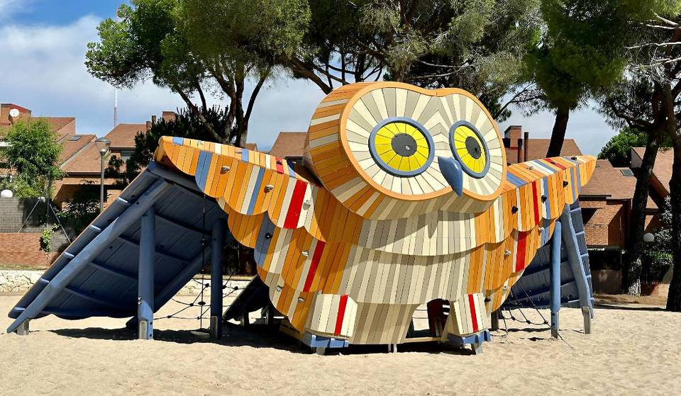 Un león, un búho y un gorrión gigantes: así es el Parque del Cerro del Aire