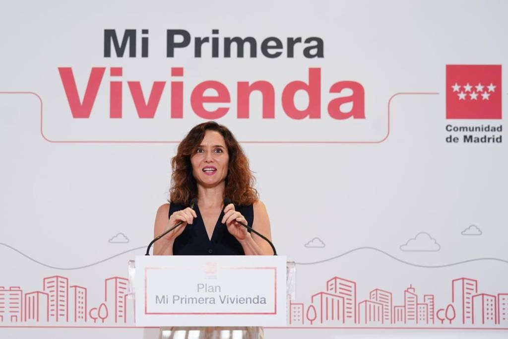 Isabel Díaz Ayuso kündigt „Mi Primera Vivienda“ an