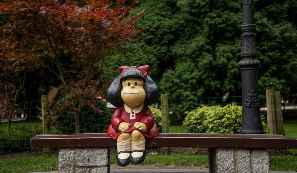For the first time a statue of Mafalda, the Argentinean girl who wanted to change the world, arrives in Madrid