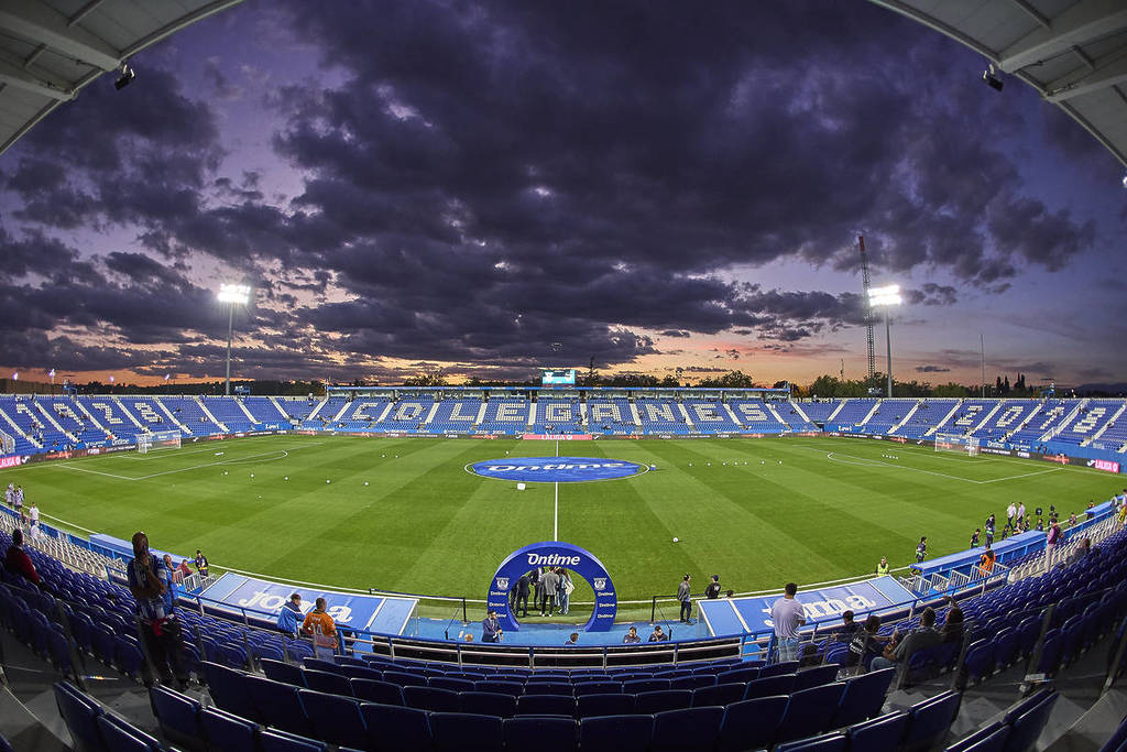 Estadio Municipal de Butarque desde dentro