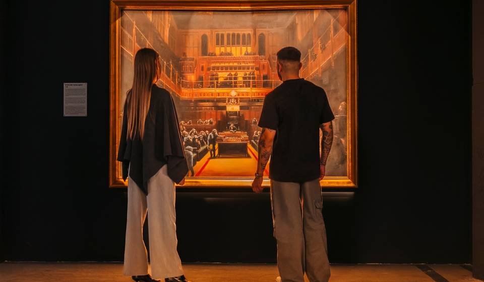 Ist es Kunst oder Vandalismus? Die Banksy-Debatte findet in diesem Museum in Arganzuela mit einzigartigen Reproduktionen statt.