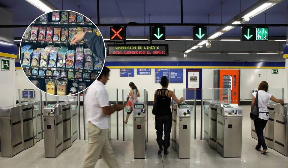 Está oculta en una estación: la única máquina expendedora con cartas de Pokémon de Madrid