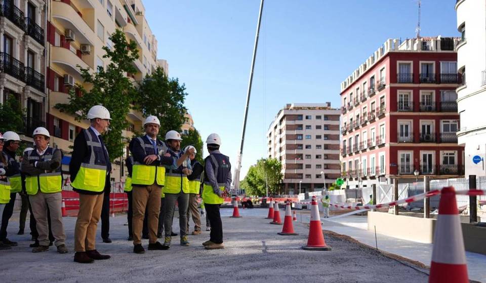 Las dos calles importantes que reabren en Madrid: ya van acabando las obras de la línea 11 en Delicias
