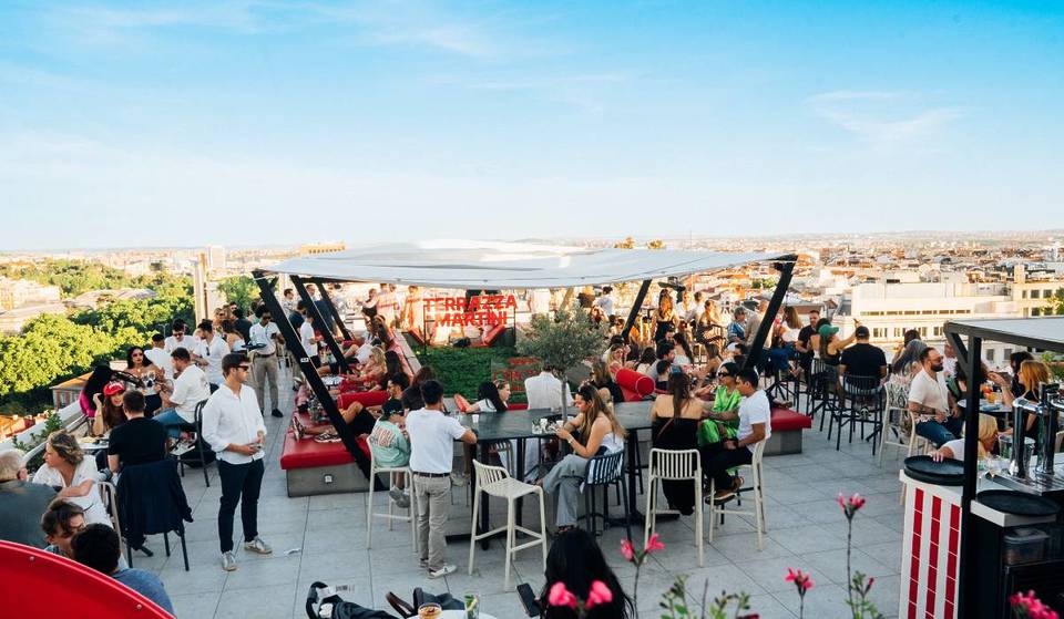 Terrazza MARTINI vuelve a una de las azoteas más espectaculares de Madrid para traer los mejores tardeos
