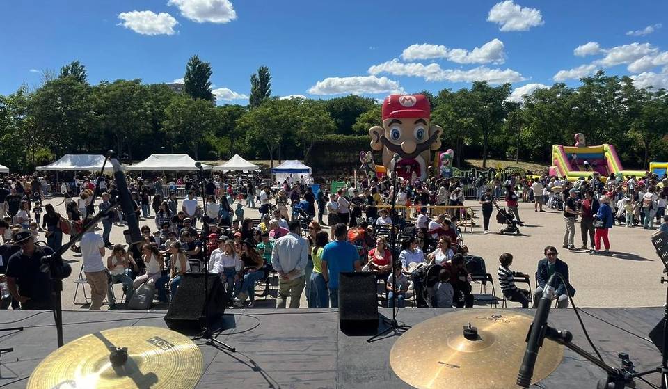 Madrid Río se convierte en un parque de atracciones gratuito: solo este finde tendrá hinchables y mucho más
