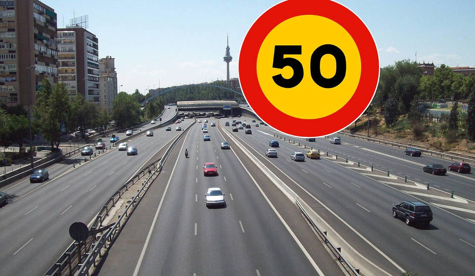 La M-30 apre un tratto con un nuovo limite di velocità: si può essere multati fino a 600€.