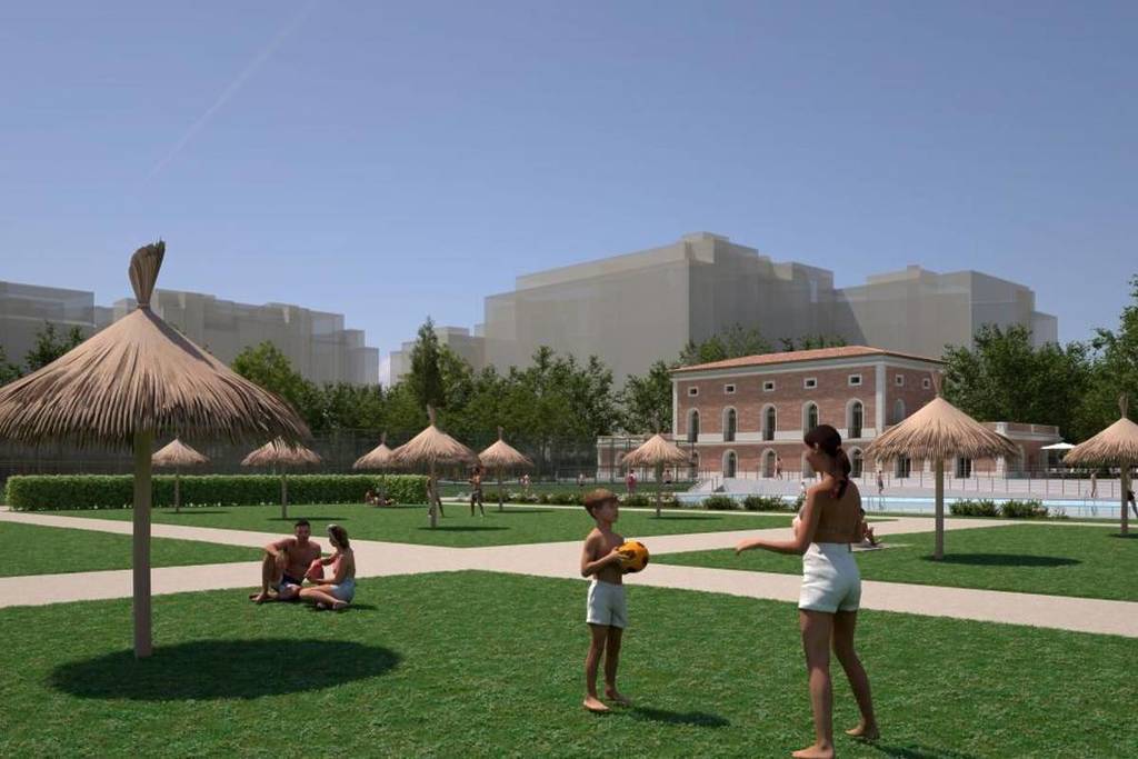 Madrid spiaggia canale miglio
