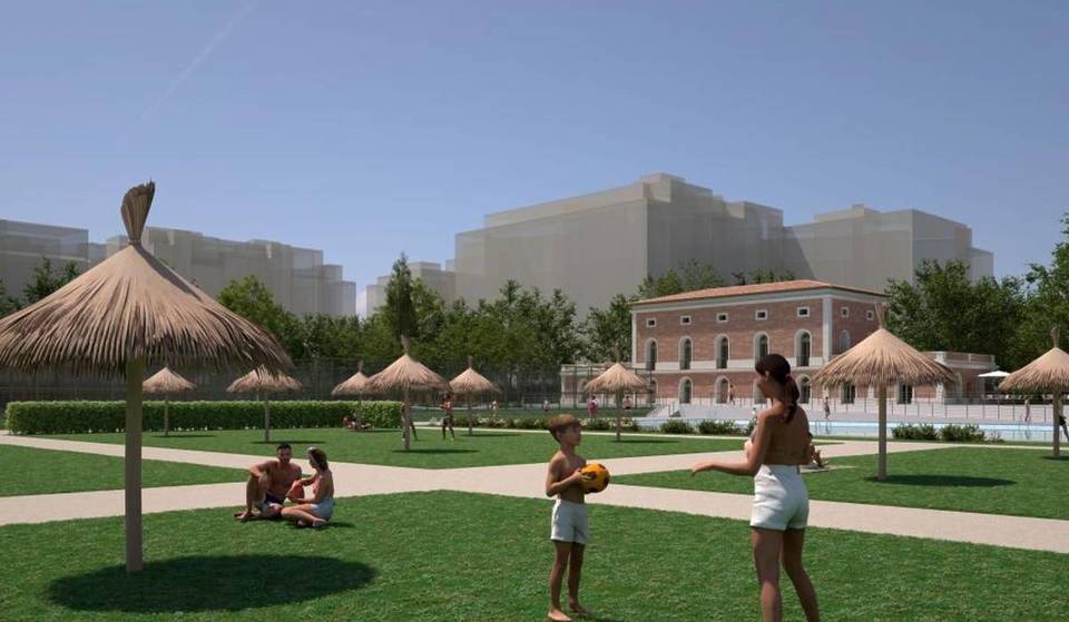 Madrid avrà un nuovo asse sportivo con una “spiaggia” all’interno della M30… ma non avrà ombra naturale
