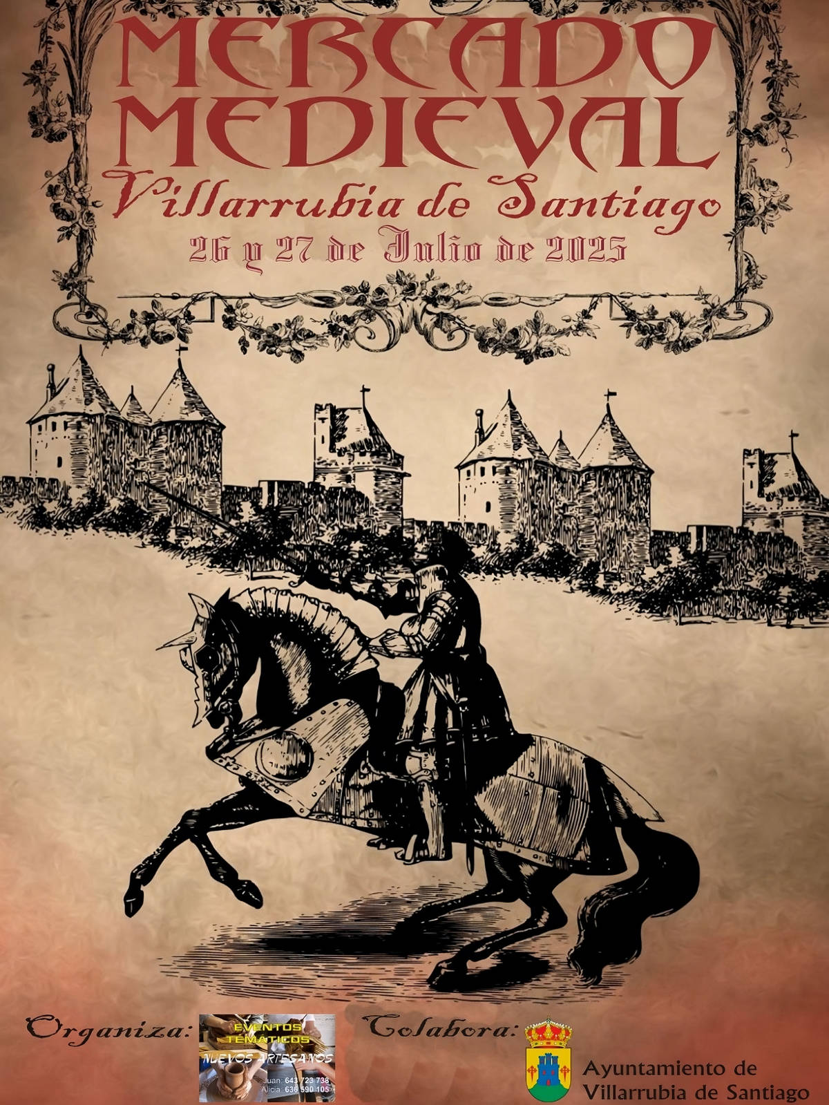mercado medieval villarubia de santiago
